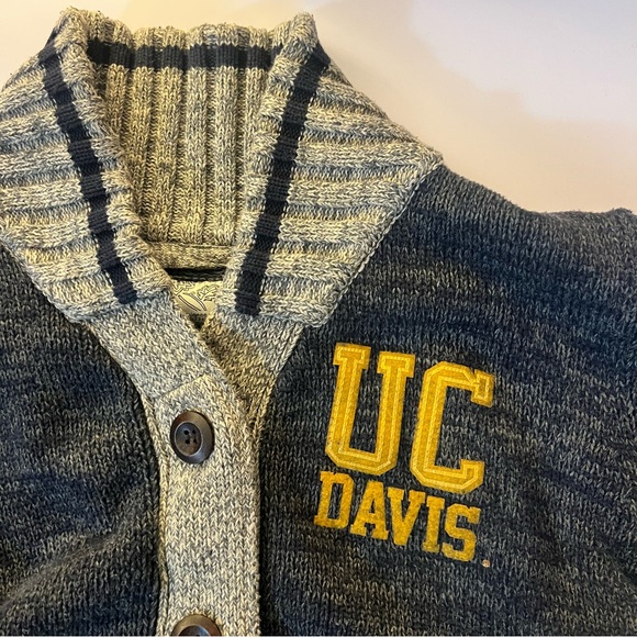 PREOWNED | UC Davis Shawl Collar Button-Up Cardigan – Bruzer Renu – Size S - Picture 4 of 8